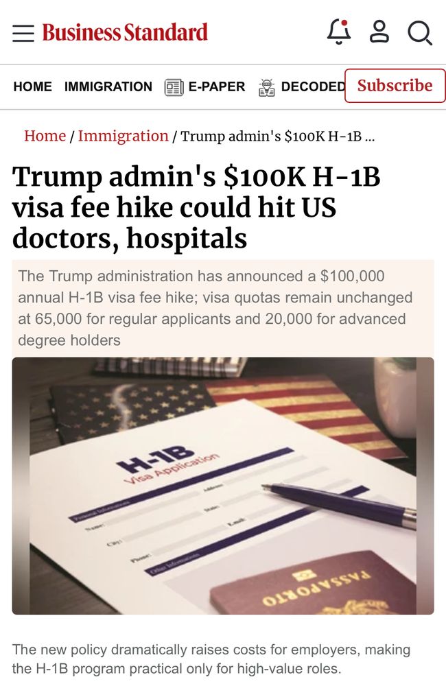 https://www.business-standard.com/immigration/trump-us-h1b-visa-policy-fee-hike-healthcare-sector-doctors-immigration-125092000495_1.html
