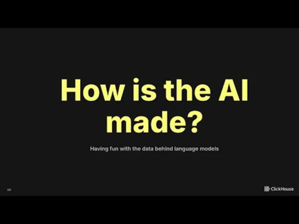 How is the AI Made? The Data Behind Language Models