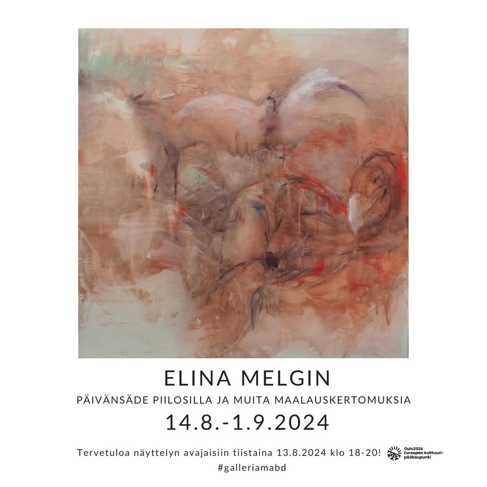 Kuvataide näyttelyjuliste