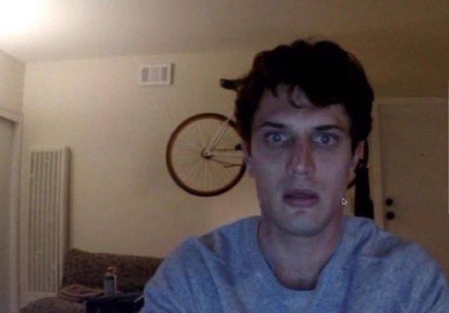 Idk, scared depressed guy meme thing