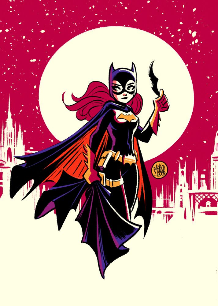 A snowy, silent night in Gotham; Batgirl remains viligent as ever.