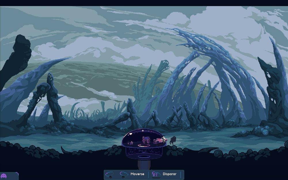 Captura de pantalla del juego Dome keeper