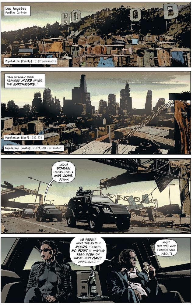 Depiction of future Los Angeles 