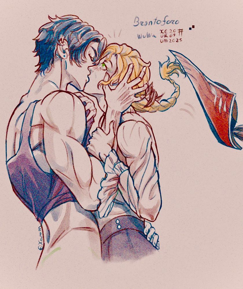 No one knows the secrets woven behind the curtain, but sometimes, you’re the protagonist of your own drama. When an impossible love blooms amidst the chaos, with a pirate as reckless as he is clumsy—Brant, that charming fool—steals the stage. His heart, torn by unattainable loves, is an unbearable torment, yet his hero complex, so naively romantic, lights up his soul with a spark that even chaos can’t extinguish. And I, Cristoforo, stand in the middle, caught between his radiance and the storm he unleashes.