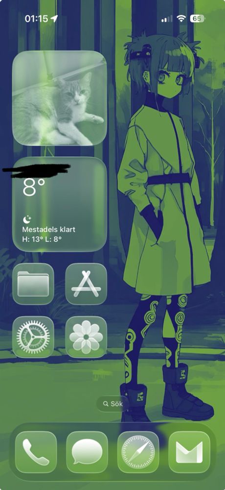 Picture of the new iOS 26
