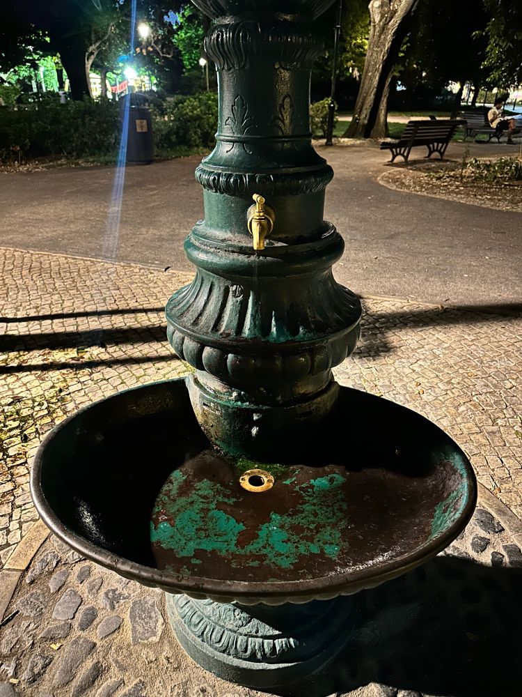 Water fountain installed in 1875, Lisbon