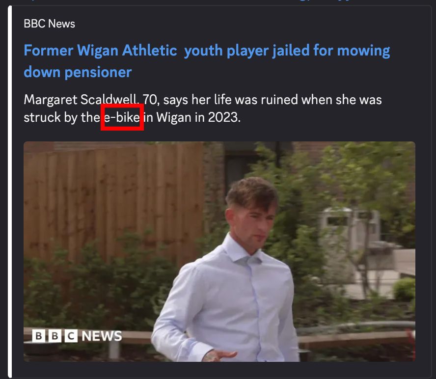 Former Wigan Athletic youth player jailed for mowing down pensioner