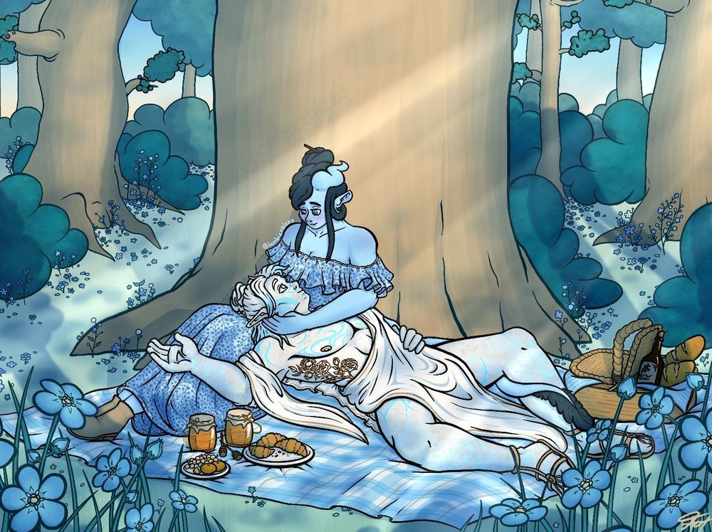 A commission for scarlett-draws on Tumblr