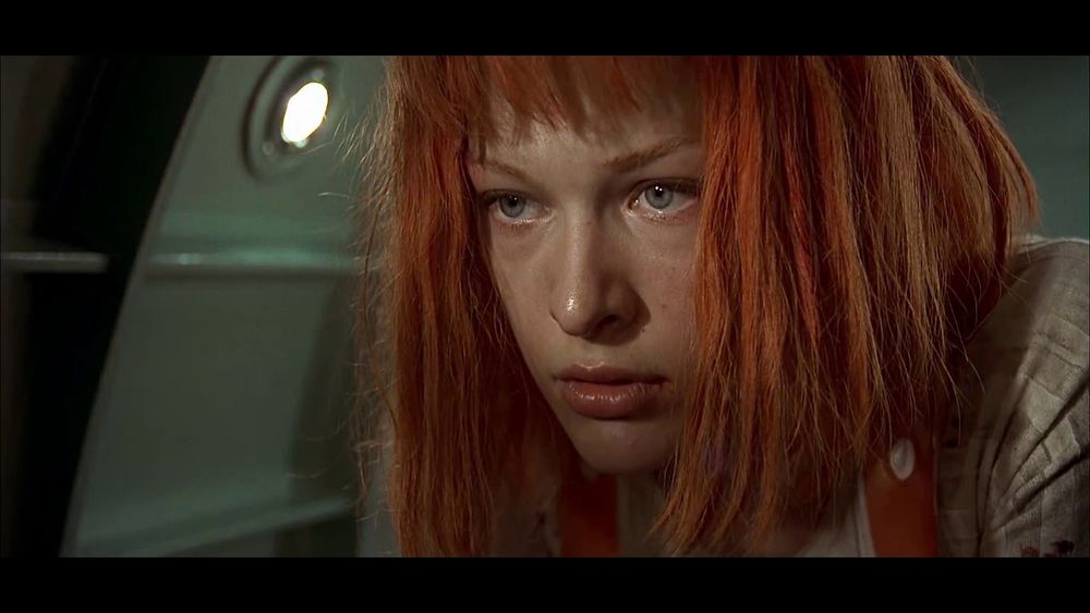 The Fifth Element intently watching the history of humans & learning about war 