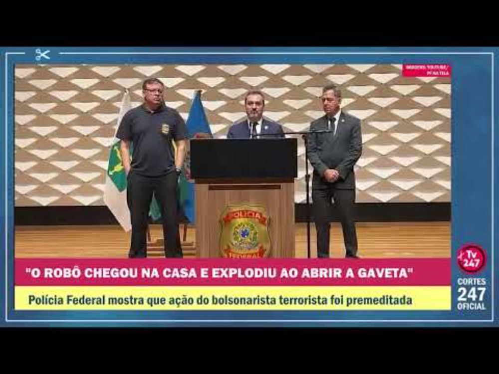 PF mostra que ação do terrorista bolsonarista foi premeditada!