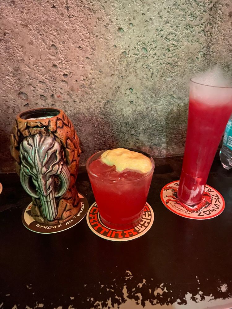 an assortment of beverages that may or may not have alcohol in them