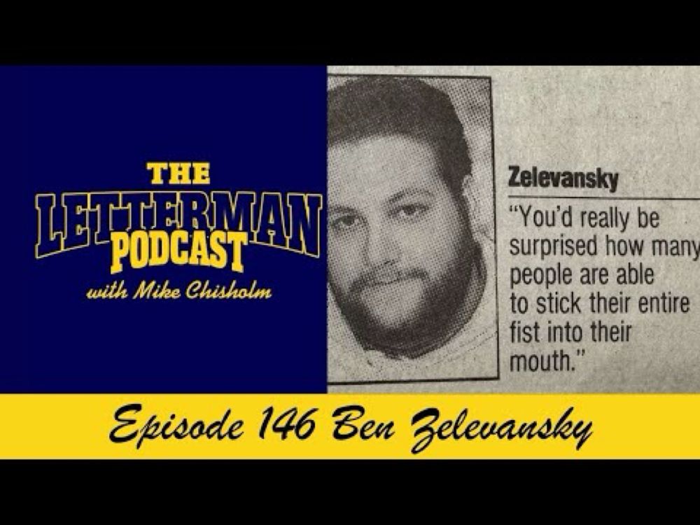 The Letterman Podcast 146 Ben Zelevansky #letterman #stupidpettricks #thelettermanpodcast