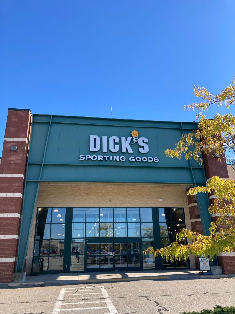A sports superstore frontage in picture called Dick’s.

It must be magnificent!