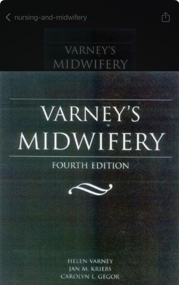 Varney’s Midwifery