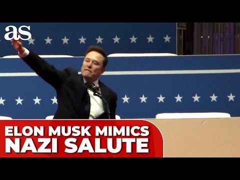 ELON MUSK mimics NAZI SALUTE during TRUMP'S inauguration
