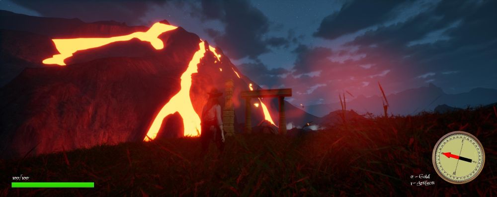 Close up to the Volcano before running it's gauntlet of fire balls. 


Store Page is now live for wishlists.

Temple of the Gods - Coming to 
 
Steam - 
https://store.steampowered.com/app/3182820/Temple_of_the_Gods/?beta=0

Epic Store - 
https://store.epicgames.com/en-US/p/temple-of-the-gods-37ba39
