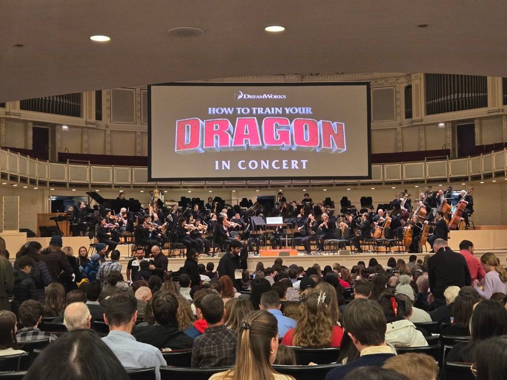 How to Train Your Dragon in Concert at then Chicago Symphony Orchestra