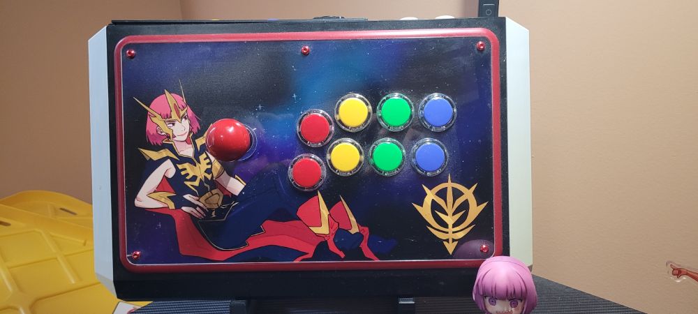Fightstick featuring Haman Karn in her ZZ Gundam outfit