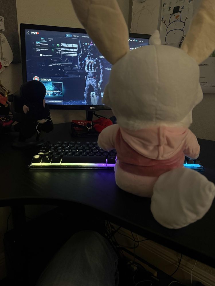 playing cod (heard n word)