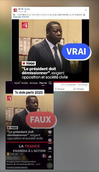 RFI Fakenews Togo