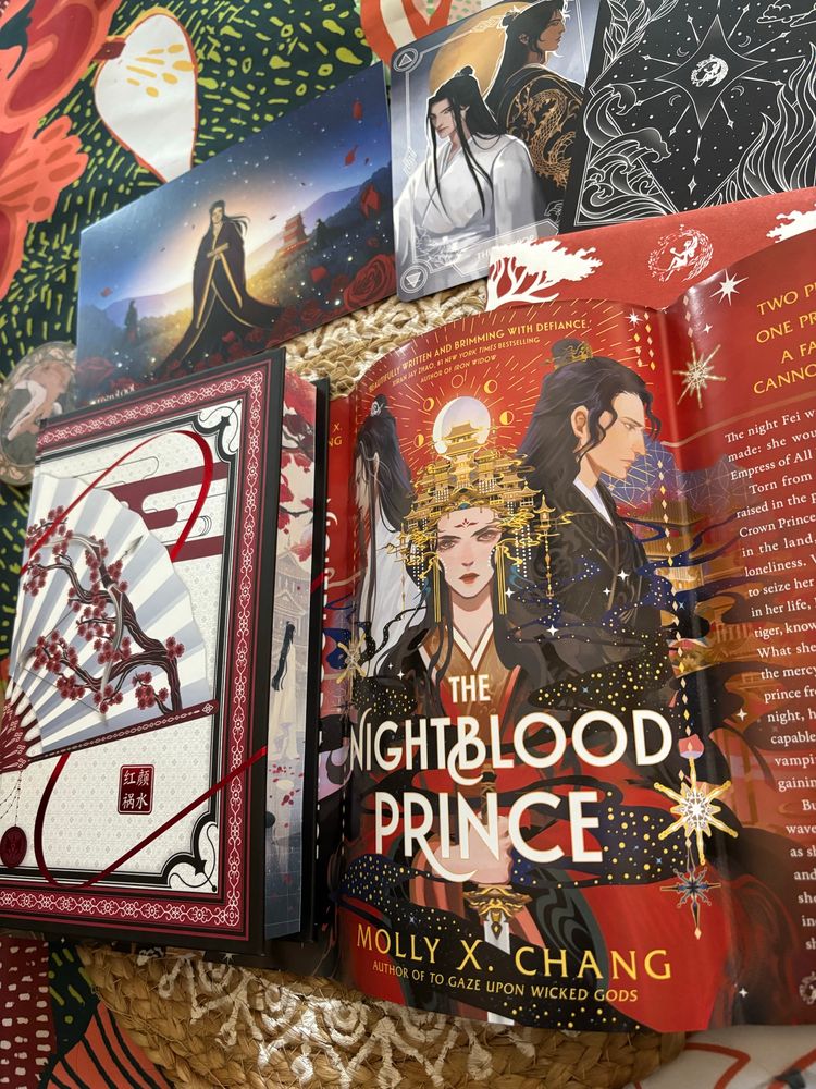 the nightblood prince fairyloot edition with sprayed edges 