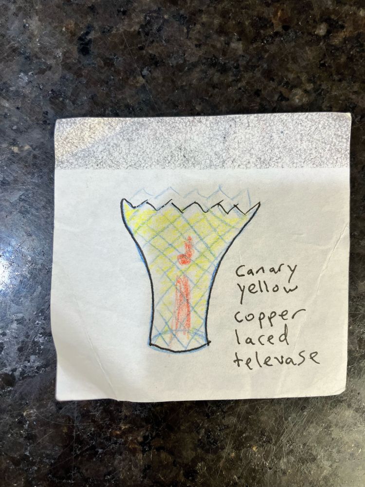 canary yellow copper laced telavase