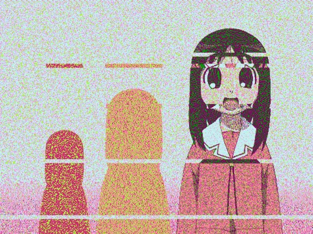 Azumanga Daioh Opening - Cursed / Glitched / Fever Dream / Vaporwave version - Soramimi cake