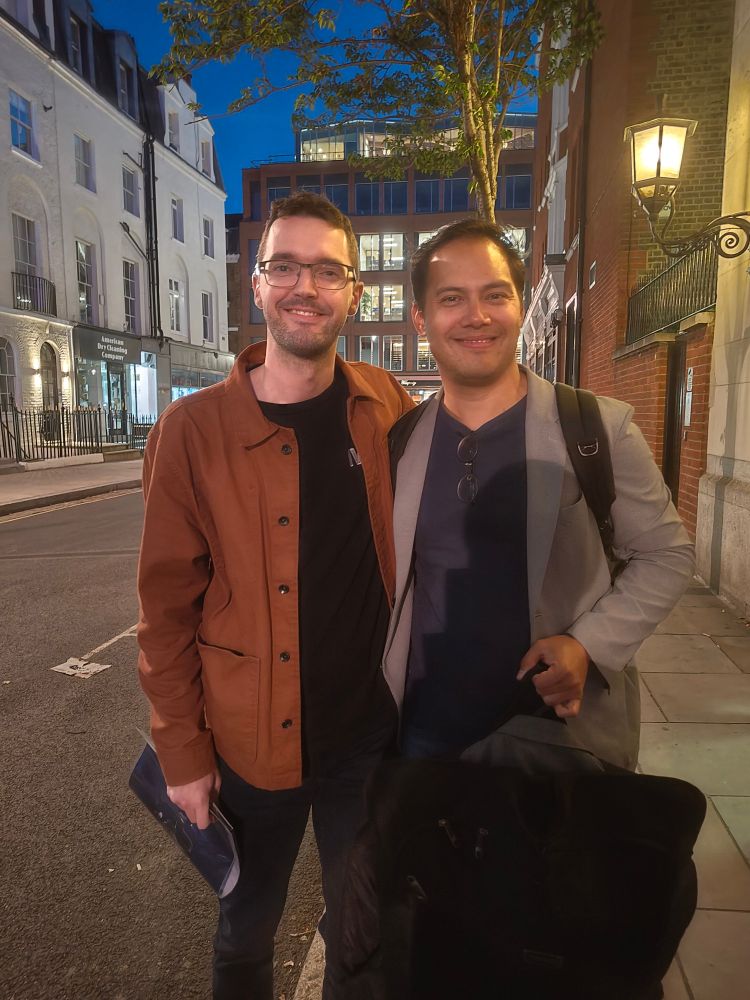 Me and Benyamin after the concert