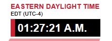 EASTERN DAYLIGHT TIME EDT (UTC-4)
01:27:21 A.M.