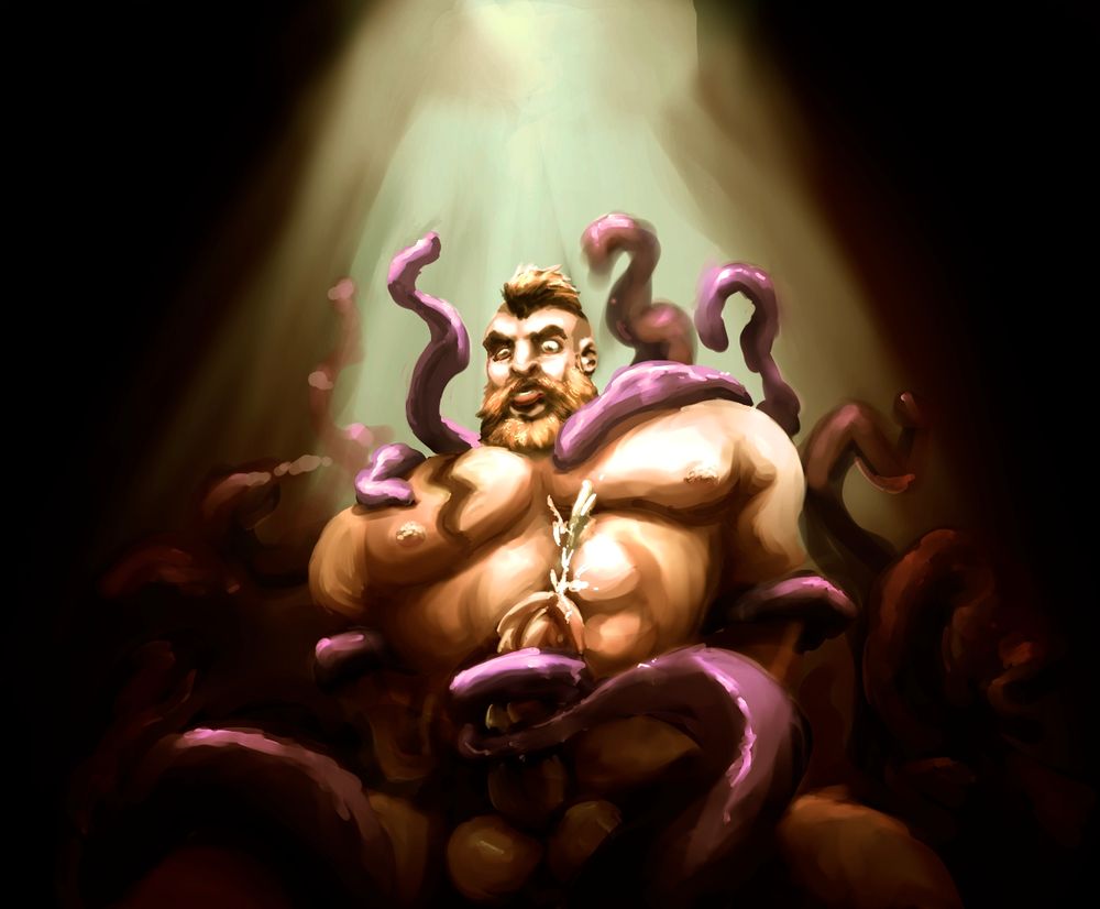 rictus from arcane making new tentacle friends 