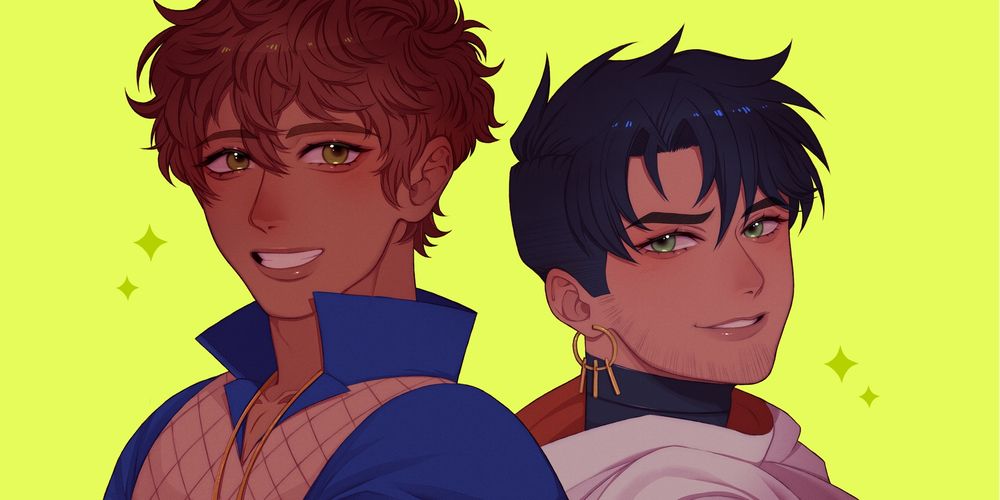 Zed & Daerrick from Mischief & Mystics. Daerrick belongs of my partner, Erin (rainydaysketch)