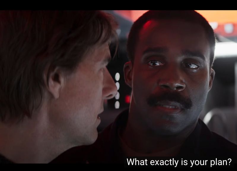 Tom Cruise and Tramell Tillman