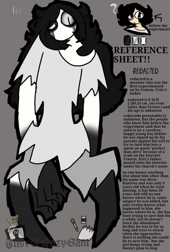 Redesign of my oc redacted