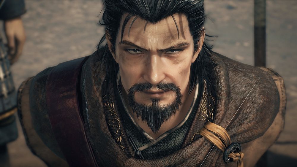 The mystery character in Dynasty Warriors Origins DLC with black hair and short beard