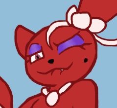 Orisel (Oricorio/Sneasel fusion) getting licked