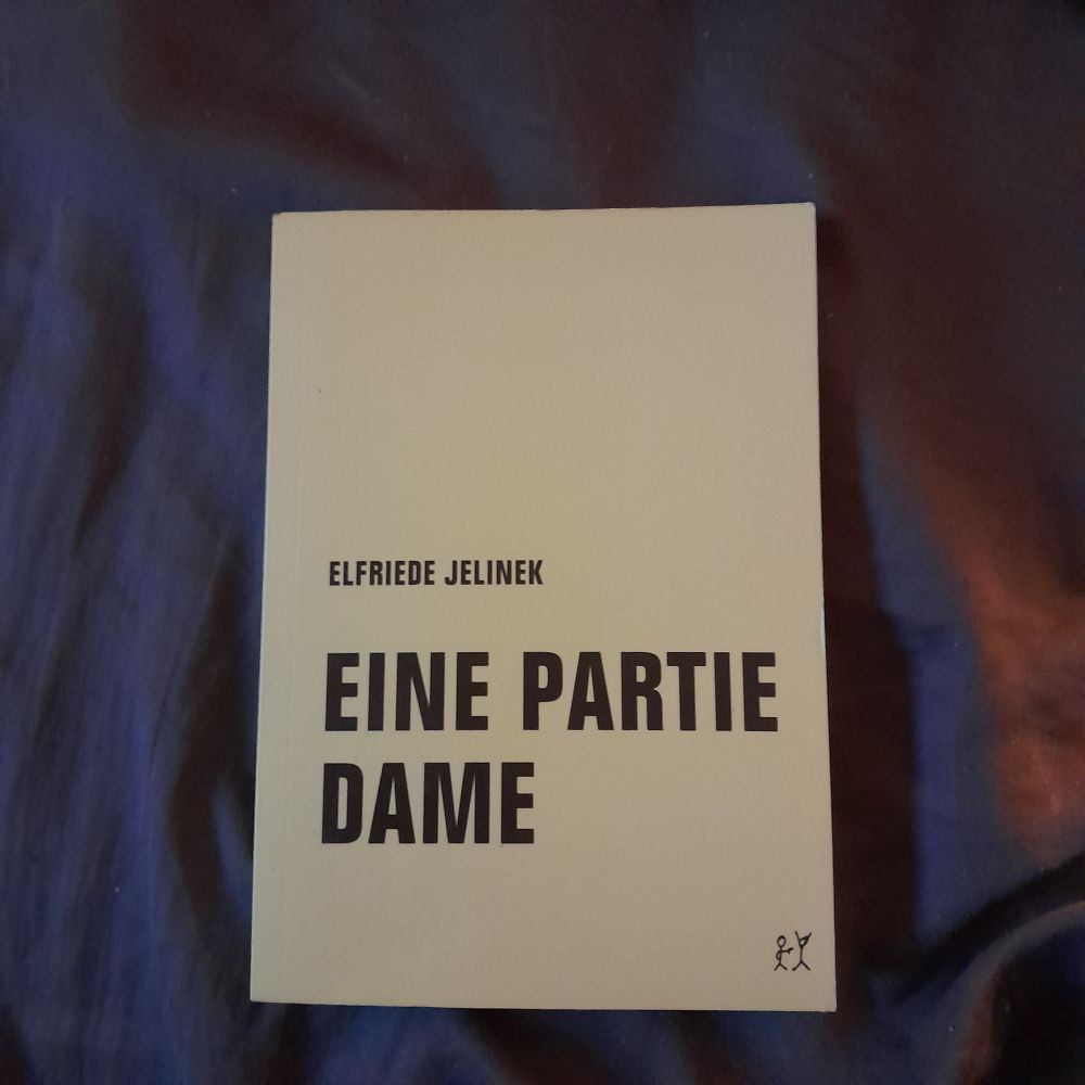 Eine Partie Dame, Elfriede Jelinek. Erschienen im Verbrecher Verlag 