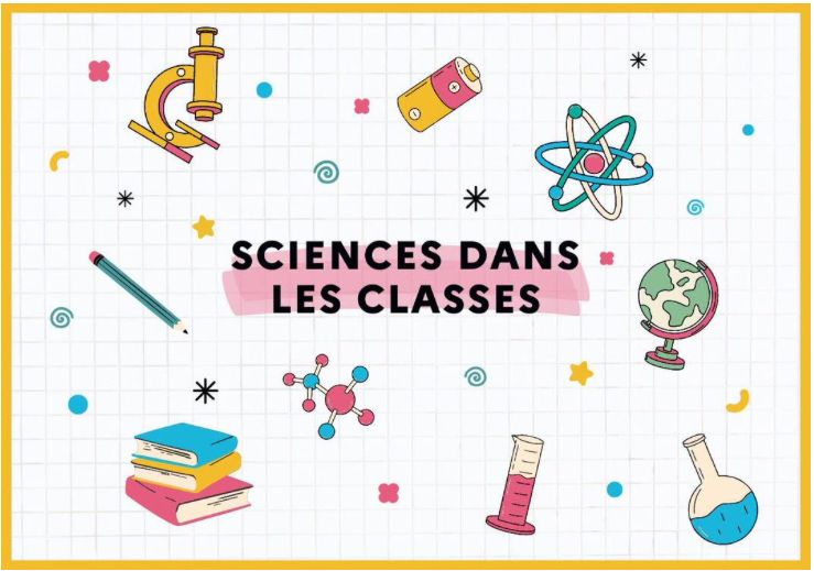 Logo de l'opération "sciences dans les classes"