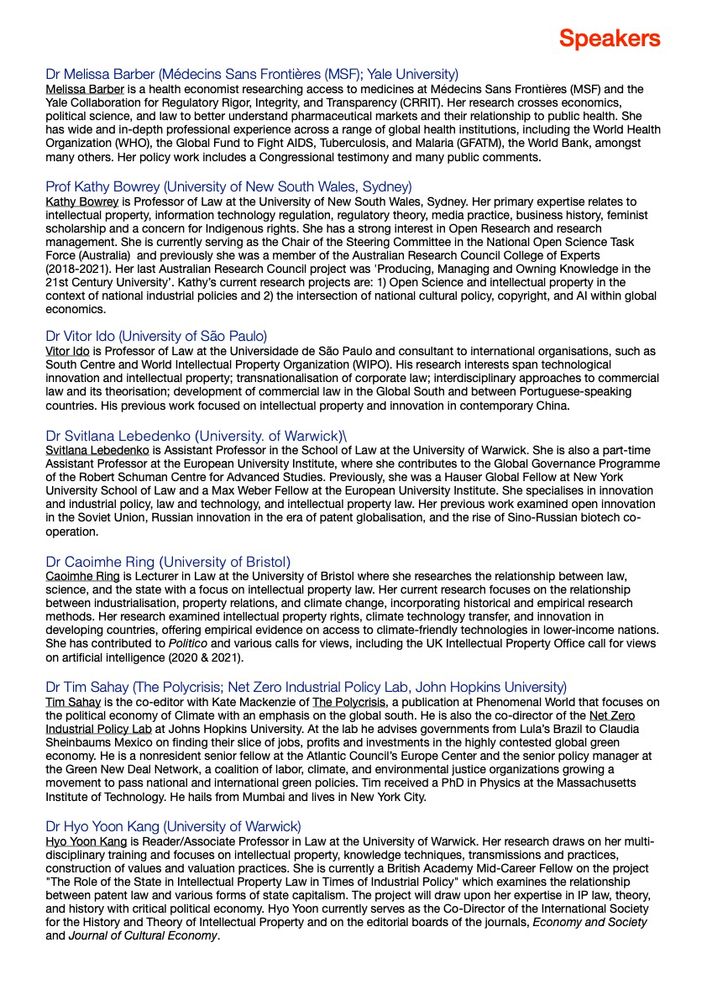 Biography of the speakers. It is a long text and doesn't fit the space here. For the full text, please message me or leave a reply.