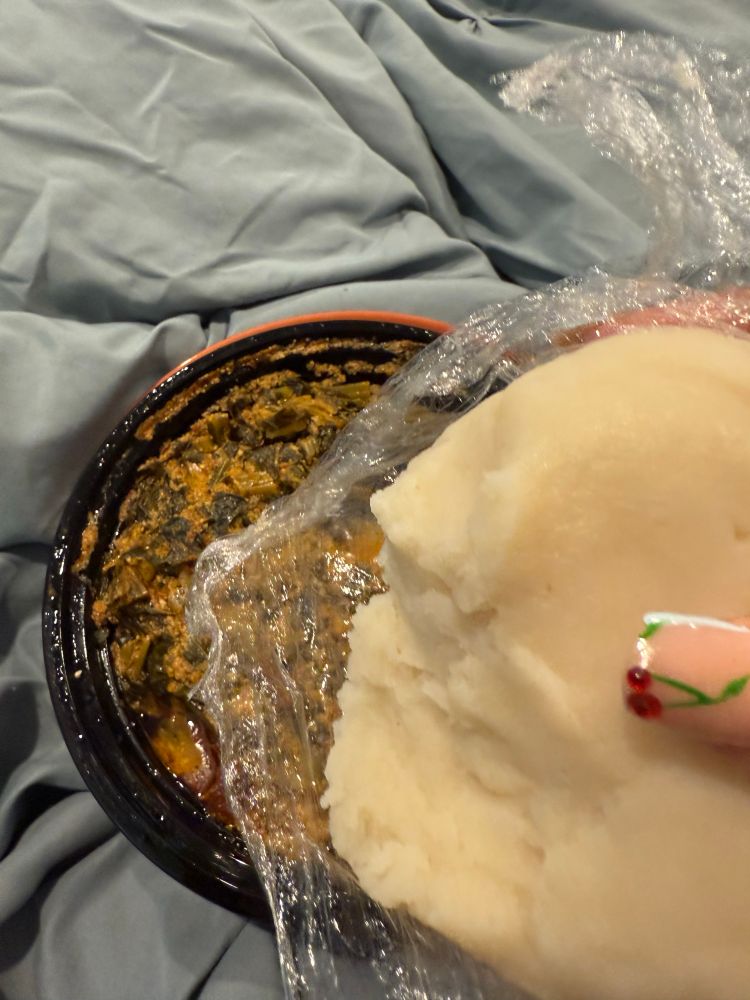 Egusi and fufu