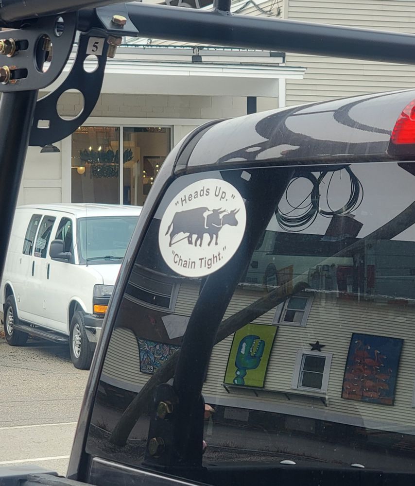 The ox cart man -or- heads up/chain tight/can't lose.