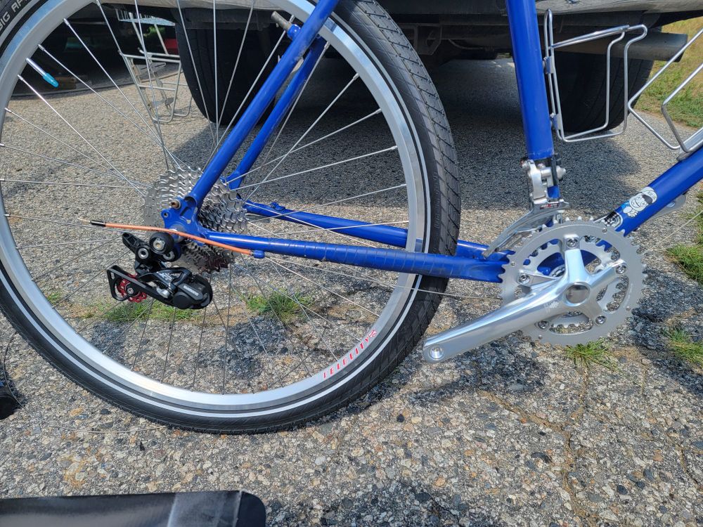 Drive train close-up.