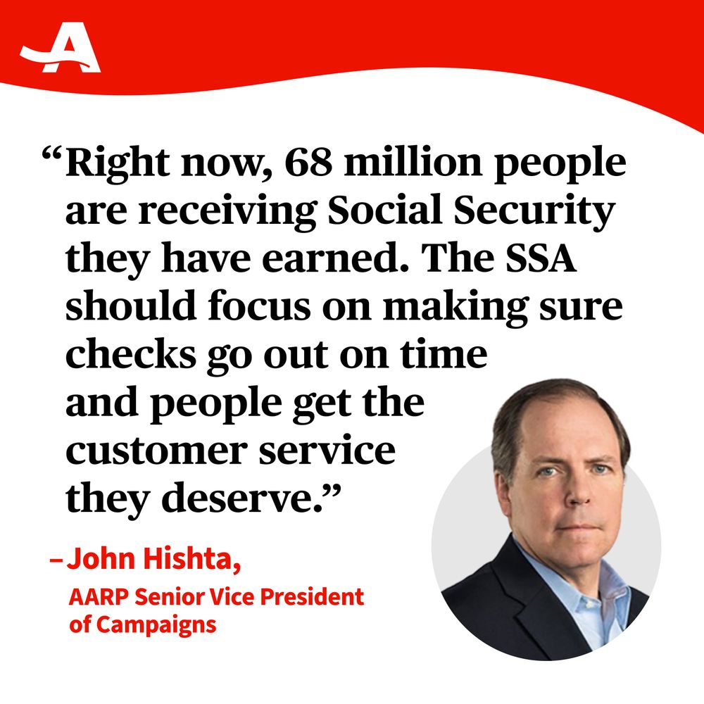 The SSA should focus on making sure that checks go out on time and people get the customer service they deserve.