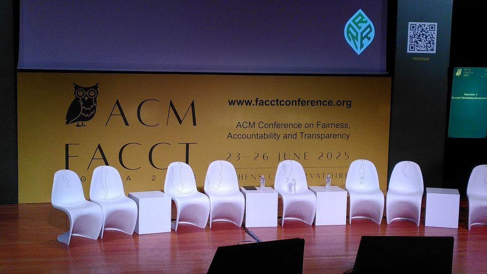 Photo of an empty FAccT panel.