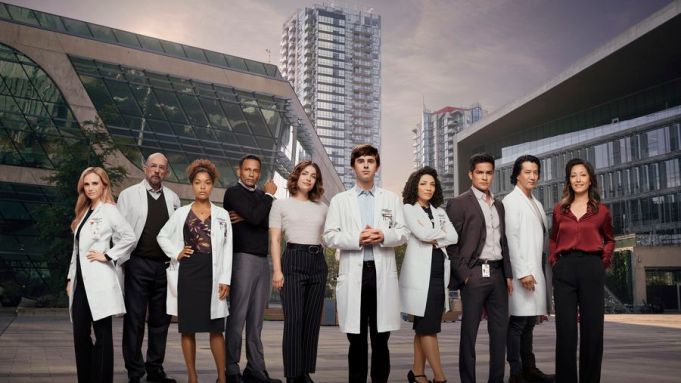 Cast of the series “the Good Doctor”
