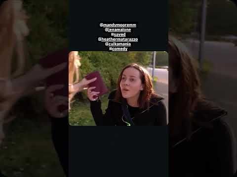 #saved #mandymoore MANDY MOORE THROWS THE #bible AT #jenamalone HEAD IN THE MOVIE SAVED #comedy