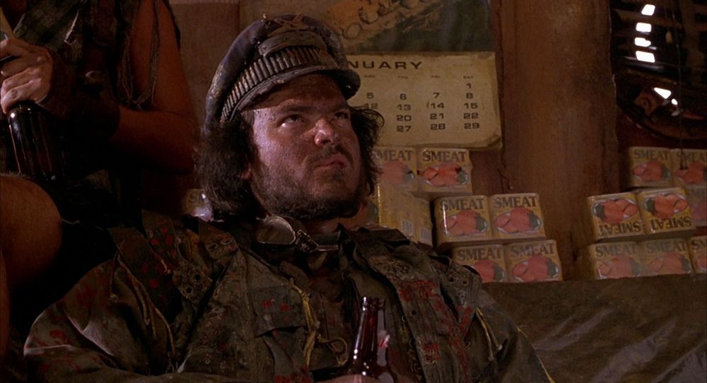 Jack Black as the Pilot in Waterworld.