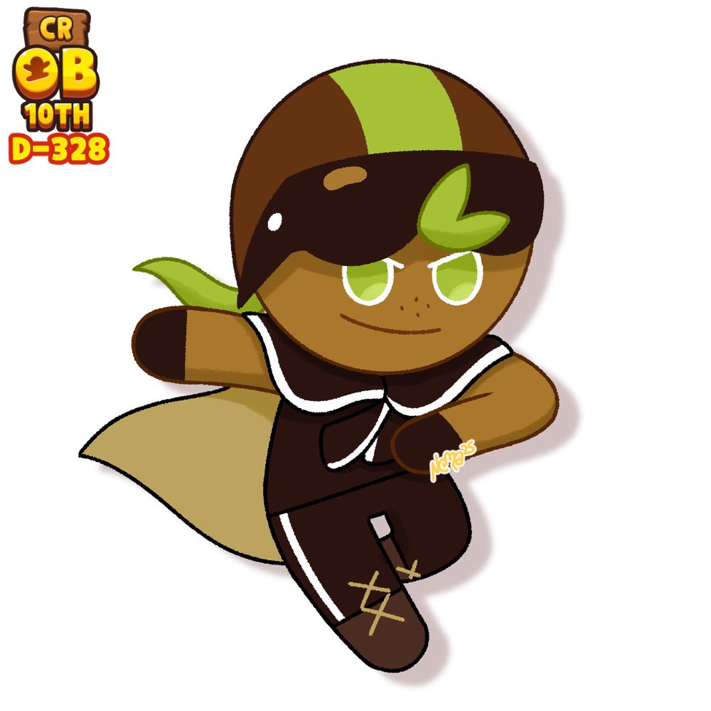 Character from the series Cookie Run, Kiwi Cookie.