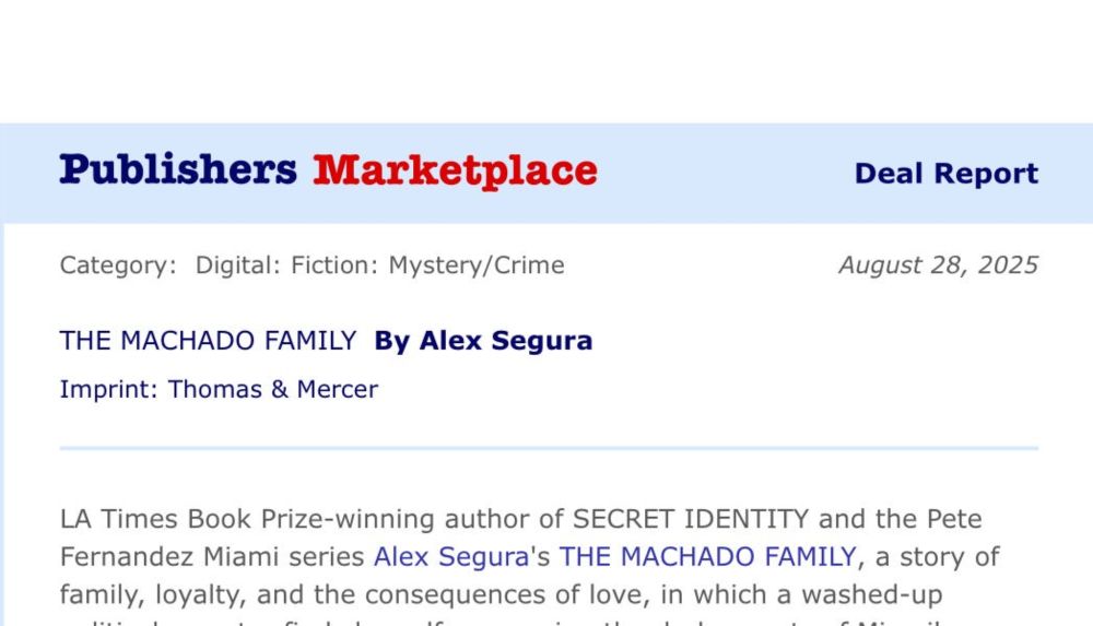 A week of news is capped off with a new *SEVEN* book deal with Thomas & Mercer + I'm a New York Times Bestseller (!!!) + Pete Fernandez returns!