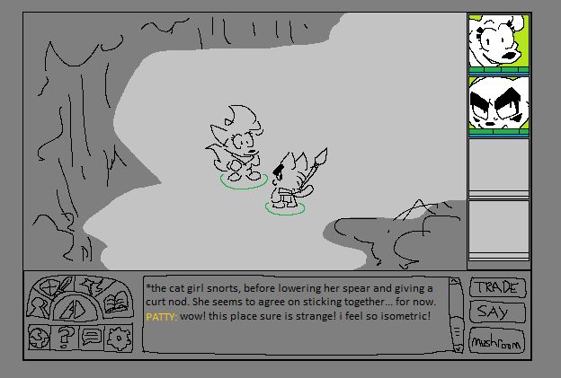 thinking about the ancient temple idea for some reason reminded me of those older crpg games I've played