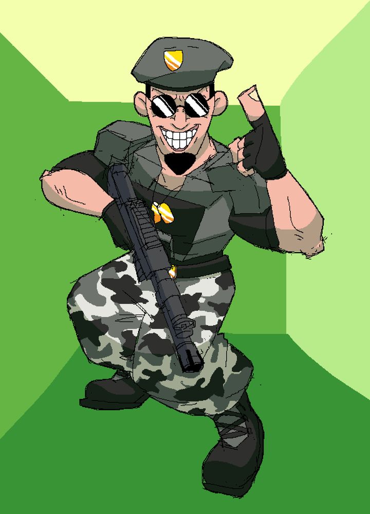 GreyBeret's Barrett being awesome with my jank gun